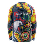 Roosters NAIDOC Week 2026 Personalised Long Sleeve Shirt 50 Years of Deadly Aboriginal Art