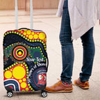 Roosters NAIDOC Week 2026 Personalised Luggage Cover 50 Years of Deadly Aboriginal Art