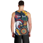 Roosters NAIDOC Week 2026 Personalised Men Tank Top 50 Years of Deadly Aboriginal Art