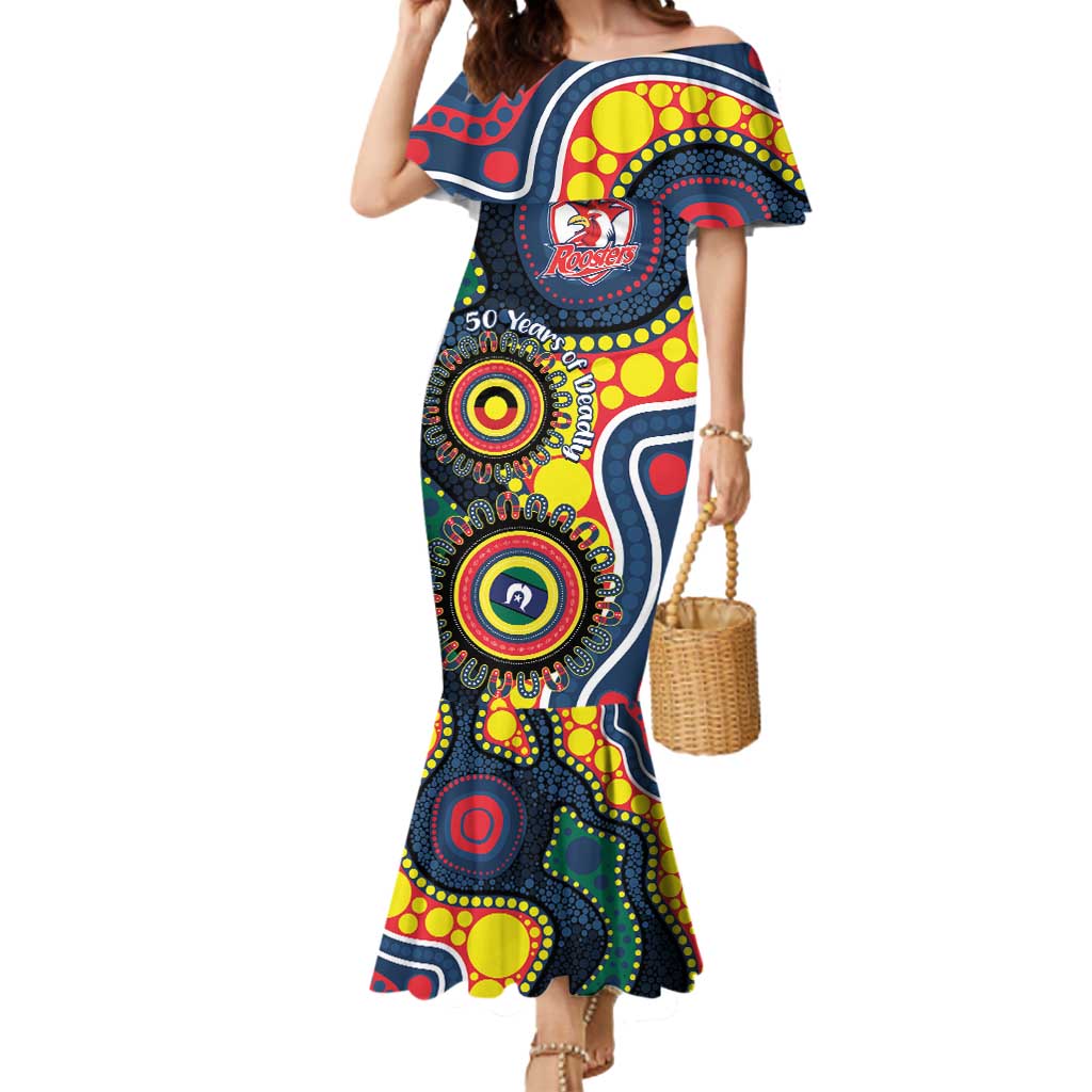Roosters NAIDOC Week 2026 Personalised Mermaid Dress 50 Years of Deadly Aboriginal Art