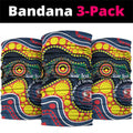 Roosters NAIDOC Week 2026 Personalised Neck Gaiter 50 Years of Deadly Aboriginal Art