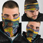 Roosters NAIDOC Week 2026 Personalised Neck Gaiter 50 Years of Deadly Aboriginal Art