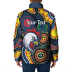 Roosters NAIDOC Week 2026 Personalised Padded Jacket 50 Years of Deadly Aboriginal Art