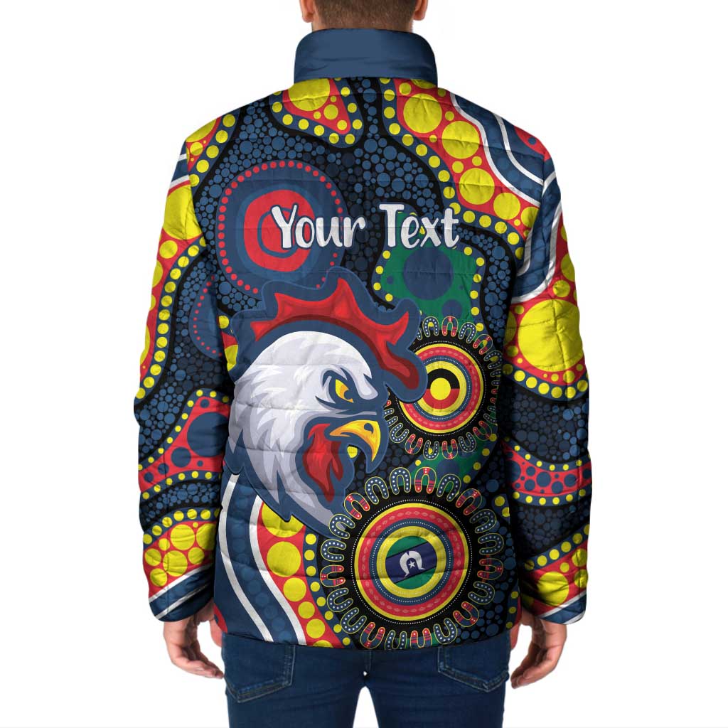 Roosters NAIDOC Week 2026 Personalised Padded Jacket 50 Years of Deadly Aboriginal Art