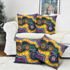Roosters NAIDOC Week 2026 Personalised Pillow Cover 50 Years of Deadly Aboriginal Art
