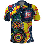 Roosters NAIDOC Week 2026 Personalised Polo Shirt 50 Years of Deadly Aboriginal Art
