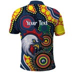 Roosters NAIDOC Week 2026 Personalised Polo Shirt 50 Years of Deadly Aboriginal Art