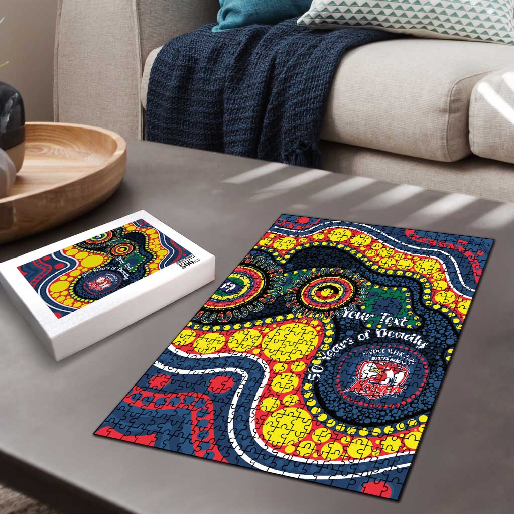 Roosters NAIDOC Week 2026 Personalised Puzzle 50 Years of Deadly Aboriginal Art