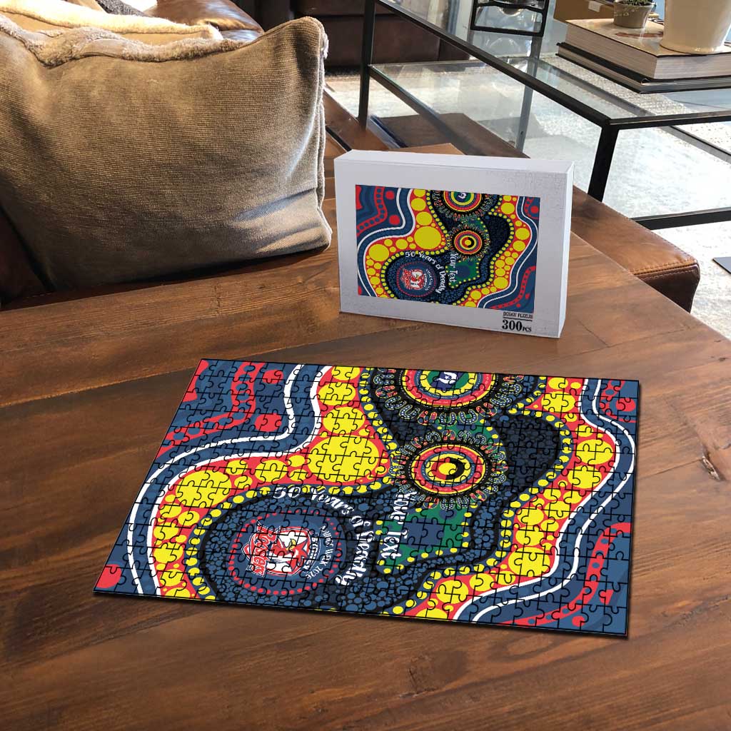 Roosters NAIDOC Week 2026 Personalised Puzzle 50 Years of Deadly Aboriginal Art
