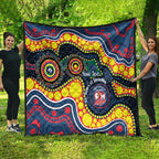 Roosters NAIDOC Week 2026 Personalised Quilt 50 Years of Deadly Aboriginal Art