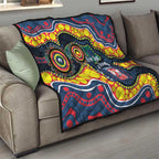 Roosters NAIDOC Week 2026 Personalised Quilt 50 Years of Deadly Aboriginal Art