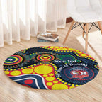 Roosters NAIDOC Week 2026 Personalised Round Carpet 50 Years of Deadly Aboriginal Art