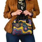 Roosters NAIDOC Week 2026 Personalised Shoulder Handbag 50 Years of Deadly Aboriginal Art
