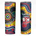 Roosters NAIDOC Week 2026 Personalised Skinny Tumbler 50 Years of Deadly Aboriginal Art