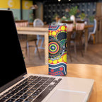 Roosters NAIDOC Week 2026 Personalised Skinny Tumbler 50 Years of Deadly Aboriginal Art
