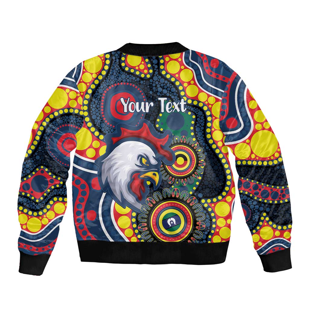 Roosters NAIDOC Week 2026 Personalised Sleeve Zip Bomber Jacket 50 Years of Deadly Aboriginal Art