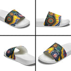 Roosters NAIDOC Week 2026 Personalised Slide Sandals 50 Years of Deadly Aboriginal Art