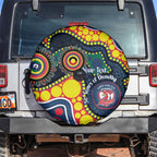 Roosters NAIDOC Week 2026 Personalised Spare Tire Cover 50 Years of Deadly Aboriginal Art