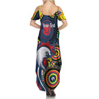 Roosters NAIDOC Week 2026 Personalised Summer Maxi Dress 50 Years of Deadly Aboriginal Art
