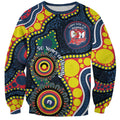 Roosters NAIDOC Week 2026 Personalised Sweatshirt 50 Years of Deadly Aboriginal Art