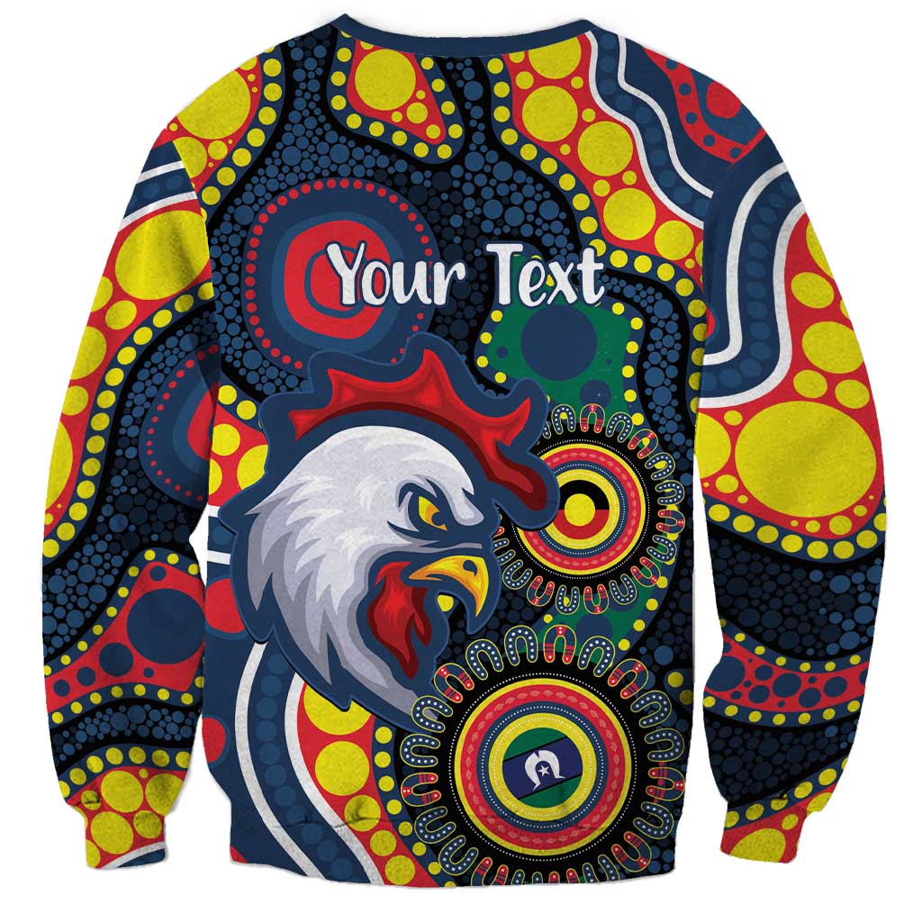 Roosters NAIDOC Week 2026 Personalised Sweatshirt 50 Years of Deadly Aboriginal Art