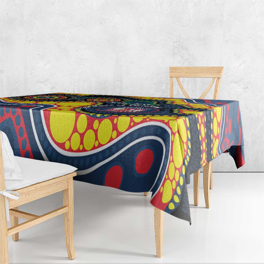 Roosters NAIDOC Week 2026 Personalised Tablecloth 50 Years of Deadly Aboriginal Art