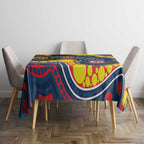 Roosters NAIDOC Week 2026 Personalised Tablecloth 50 Years of Deadly Aboriginal Art
