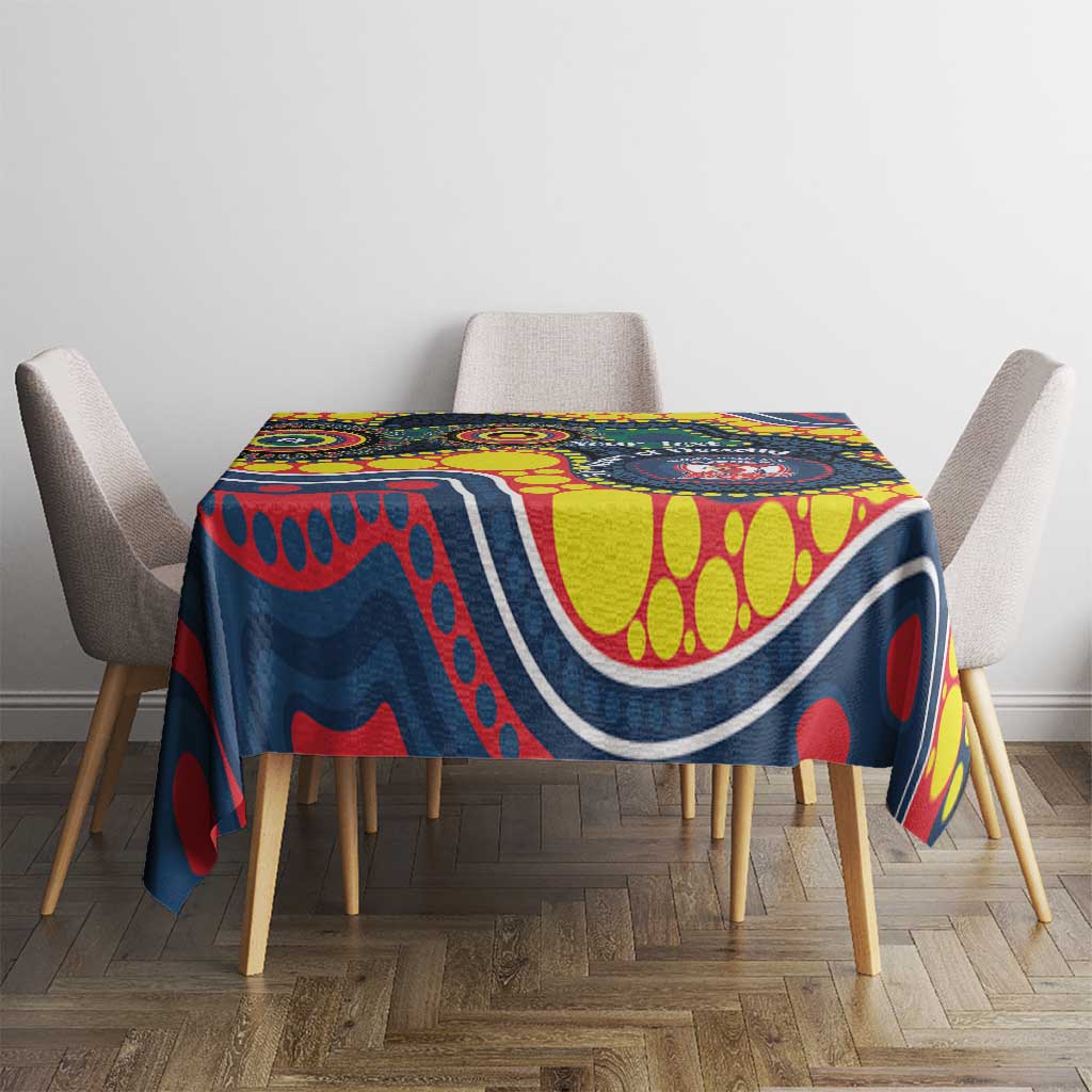Roosters NAIDOC Week 2026 Personalised Tablecloth 50 Years of Deadly Aboriginal Art