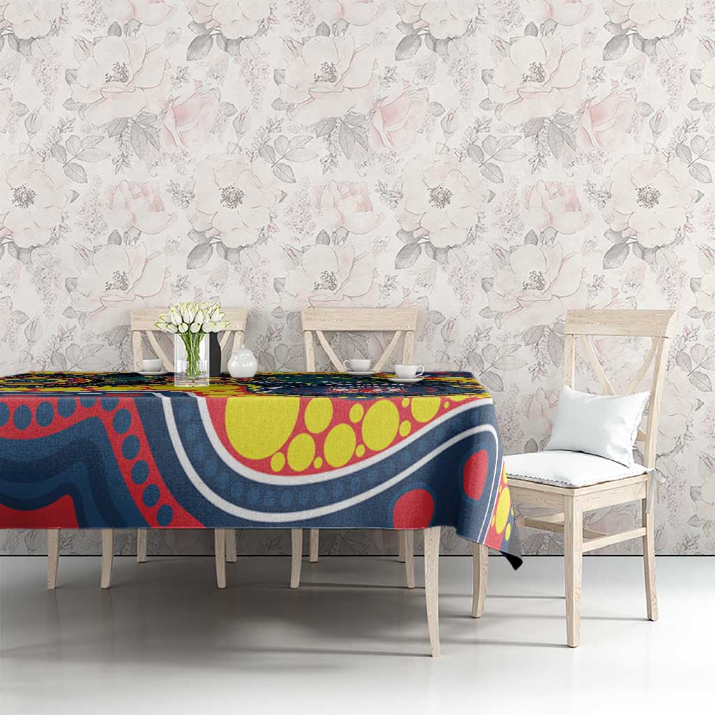 Roosters NAIDOC Week 2026 Personalised Tablecloth 50 Years of Deadly Aboriginal Art