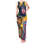 Roosters NAIDOC Week 2026 Personalised Tank Maxi Dress 50 Years of Deadly Aboriginal Art