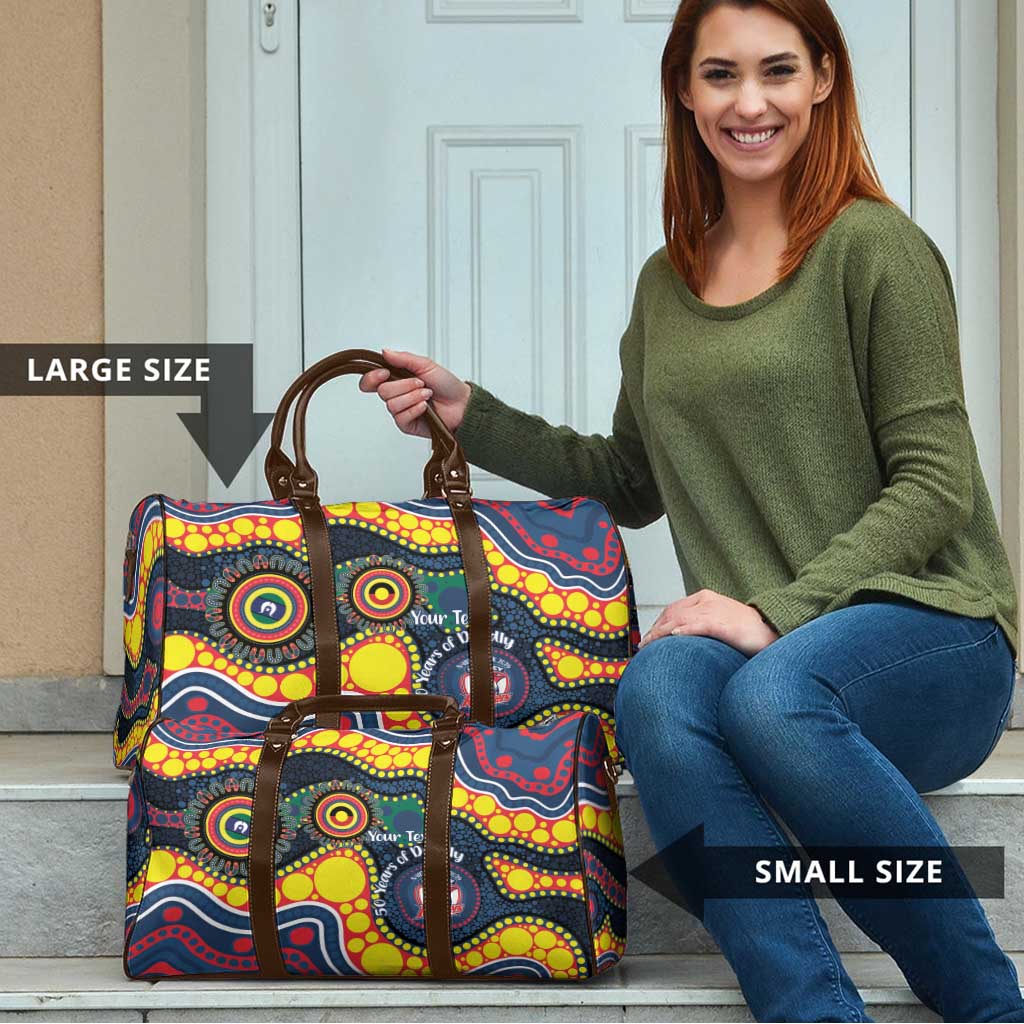 Roosters NAIDOC Week 2026 Personalised Travel Bag 50 Years of Deadly Aboriginal Art