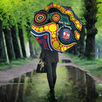 Roosters NAIDOC Week 2026 Personalised Umbrella 50 Years of Deadly Aboriginal Art