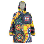 Roosters NAIDOC Week 2026 Personalised Wearable Blanket Hoodie 50 Years of Deadly Aboriginal Art