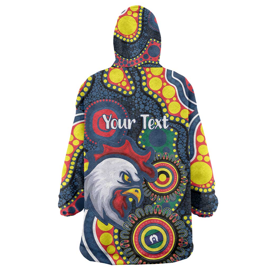 Roosters NAIDOC Week 2026 Personalised Wearable Blanket Hoodie 50 Years of Deadly Aboriginal Art