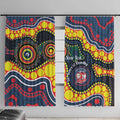 Roosters NAIDOC Week 2026 Personalised Window Curtain 50 Years of Deadly Aboriginal Art