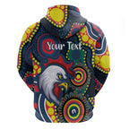 Roosters NAIDOC Week 2026 Personalised Zip Hoodie 50 Years of Deadly Aboriginal Art