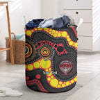 Essendon Bombers NAIDOC Week 2026 Personalised Laundry Basket 50 Years of Deadly Aboriginal Art