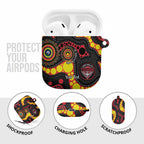 Essendon Bombers NAIDOC Week 2026 Personalised AirPods Case 50 Years of Deadly Aboriginal Art