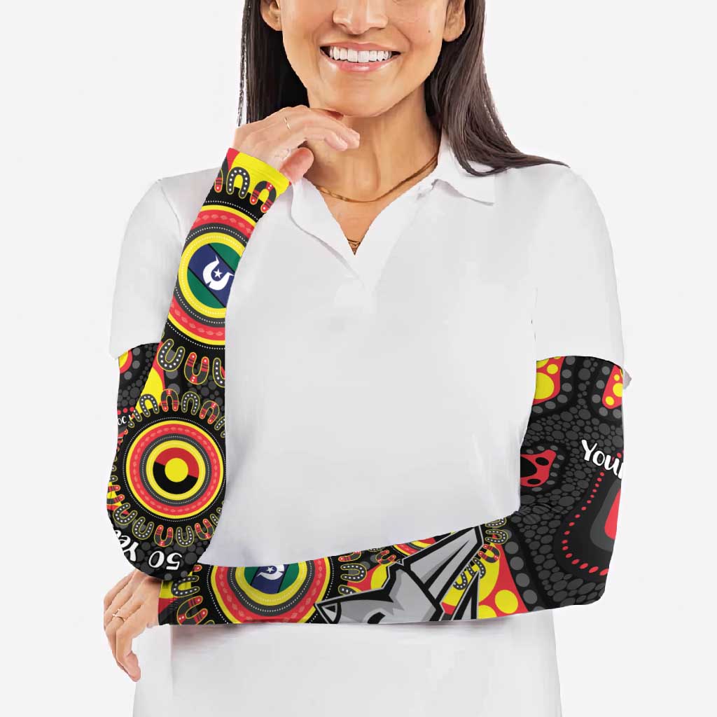 Essendon Bombers NAIDOC Week 2026 Personalised Arm Sleeves 50 Years of Deadly Aboriginal Art