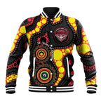 Essendon Bombers NAIDOC Week 2026 Personalised Baseball Jacket 50 Years of Deadly Aboriginal Art