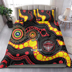 Essendon Bombers NAIDOC Week 2026 Personalised Bedding Set 50 Years of Deadly Aboriginal Art