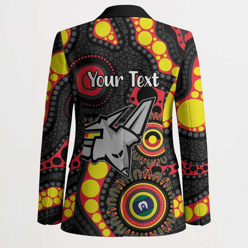Essendon Bombers NAIDOC Week 2026 Personalised Blazer 50 Years of Deadly Aboriginal Art