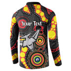 Essendon Bombers NAIDOC Week 2026 Personalised Button Sweatshirt 50 Years of Deadly Aboriginal Art
