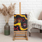 Essendon Bombers NAIDOC Week 2026 Personalised Canvas Wall Art 50 Years of Deadly Aboriginal Art