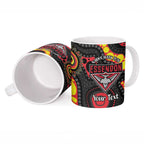 Essendon Bombers NAIDOC Week 2026 Personalised Ceramic Mug 50 Years of Deadly Aboriginal Art