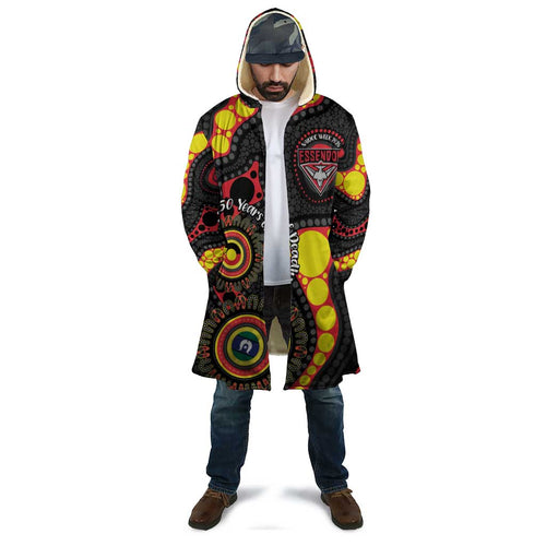 Essendon Bombers NAIDOC Week 2026 Personalised Cloak 50 Years of Deadly Aboriginal Art