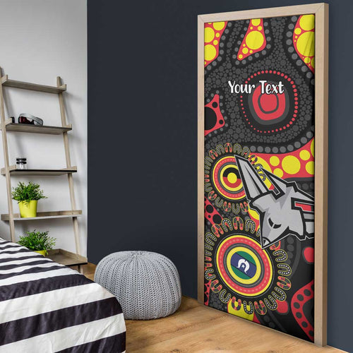 Essendon Bombers NAIDOC Week 2026 Personalised Door Cover 50 Years of Deadly Aboriginal Art