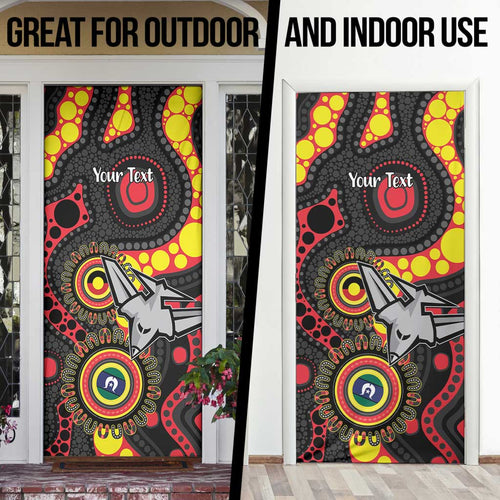 Essendon Bombers NAIDOC Week 2026 Personalised Door Cover 50 Years of Deadly Aboriginal Art