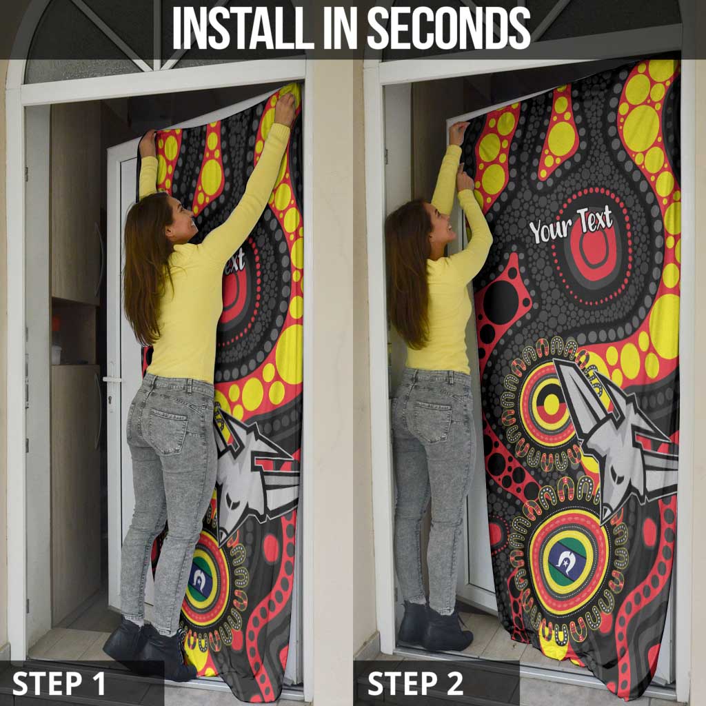 Essendon Bombers NAIDOC Week 2026 Personalised Door Cover 50 Years of Deadly Aboriginal Art
