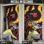 Essendon Bombers NAIDOC Week 2026 Personalised Door Cover 50 Years of Deadly Aboriginal Art